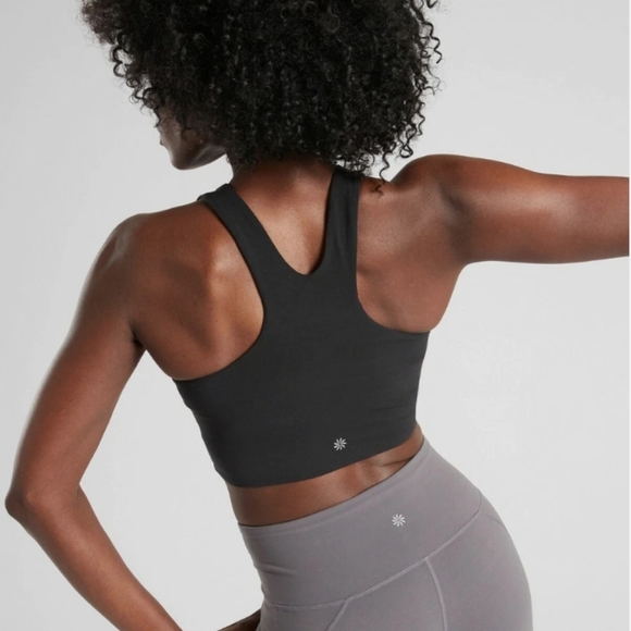 Athleta Bikini Sport Bra Conscious Crop Racerback - Picture 1 of 16